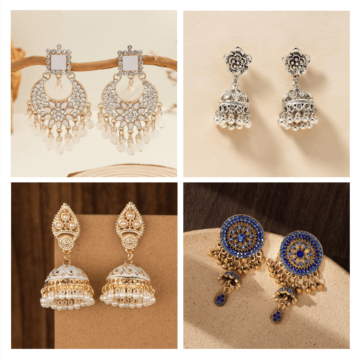 Radiant Jhumka Collection - Pack Of 12 Pair Jhumka Earrings #6