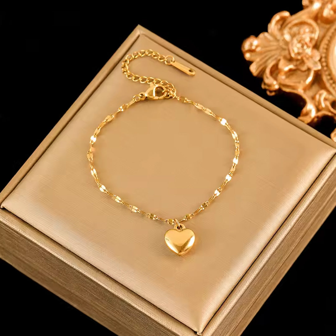 Women Elegant Waterdrop Rhinestone Pendant Necklace,Hook Earrings & Bracelet Jewelry Set of 4