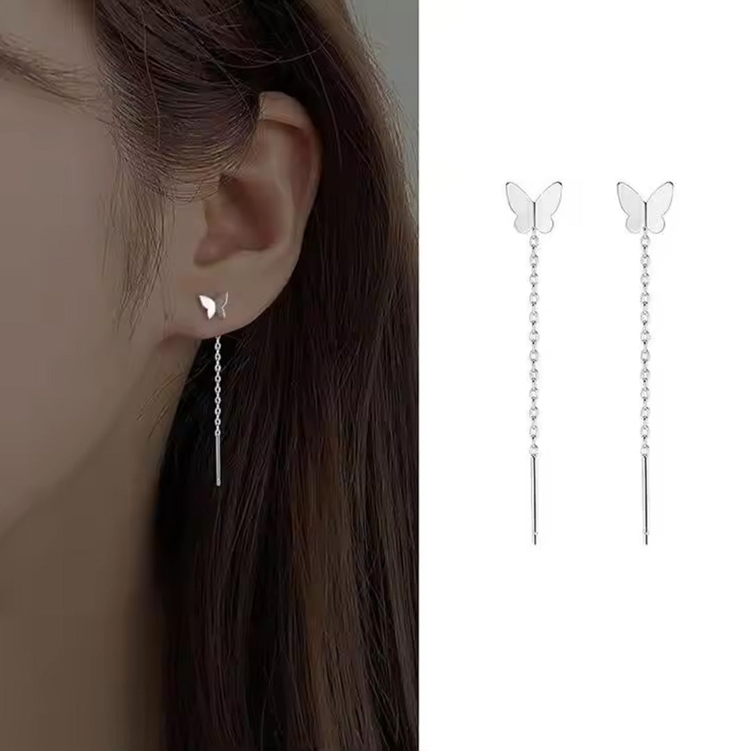 Silver Stud High Quality Women Earring Accessories for party pack of 9 pairs