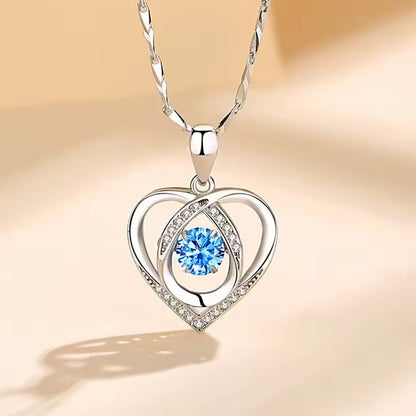 Women Elegant Waterdrop Rhinestone Pendant Necklace & Bracelet Jewelry Set of 3