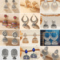 Luxe Heritage Collection - Pack Of 12 Pair Jhumka Earrings #23