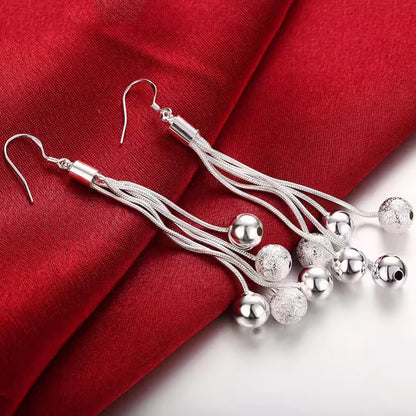 Women Elegant Waterdrop Rhinestone Pendant Necklace,Hook Earrings & Bracelet Jewelry Set of 4