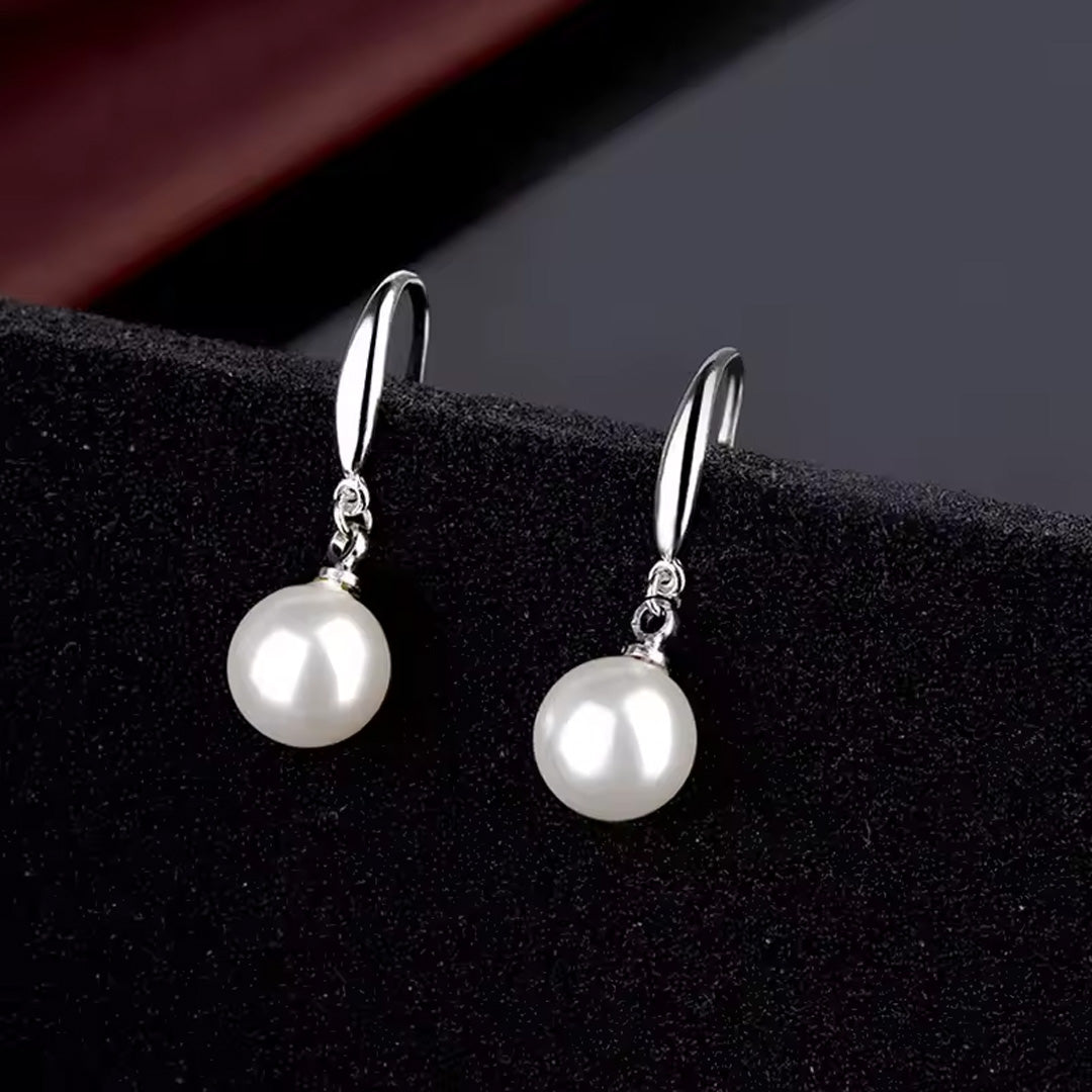 Silver Stud High Quality Women Earring Accessories for party pack of 9 pairs