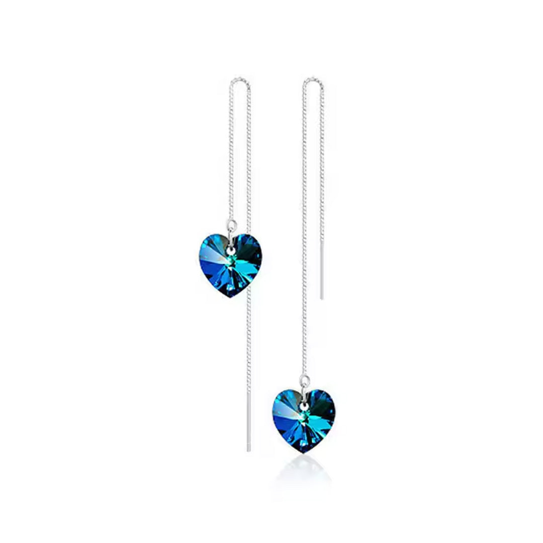 Silver Flowers Zircon Stud Earrings Accessories For Women Pack of 9 Pairs