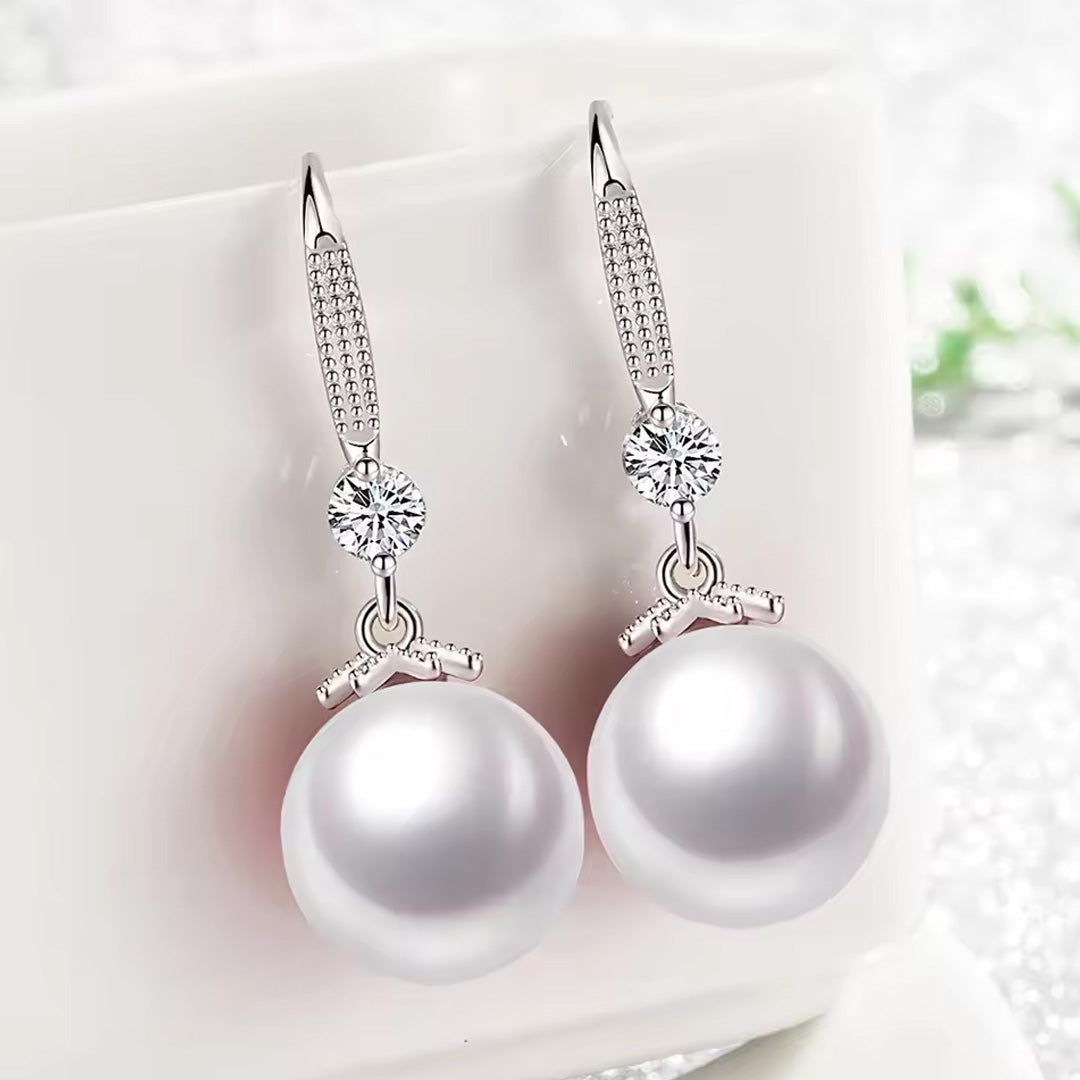 Top Quality Silver Round Circle Hoop Earrings For Woman Fashion Pack of 9 pairs