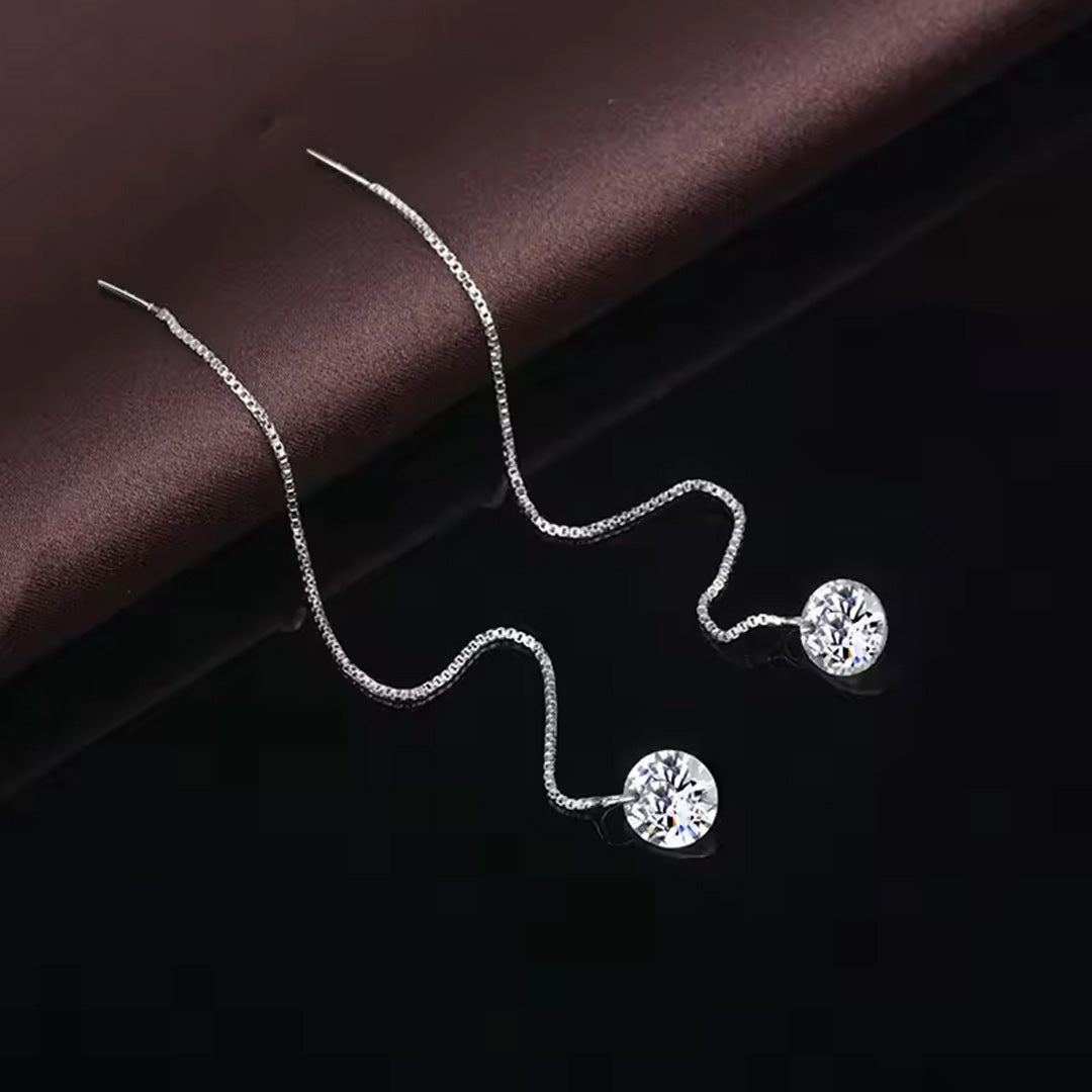 Silver Stud High Quality Women Earring Accessories for party pack of 9 pairs