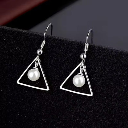 Silver Stud High Quality Women Earring Accessories for party pack of 9 pairs
