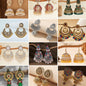 Regal Resonance Collection - Pack of 12 pair multicolor jhumka earrings #2