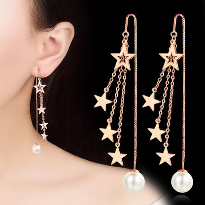Silver Color Simple Round Bling CZ Zircon Stone Stud Korean Earrings for Women pack of 9 pairs