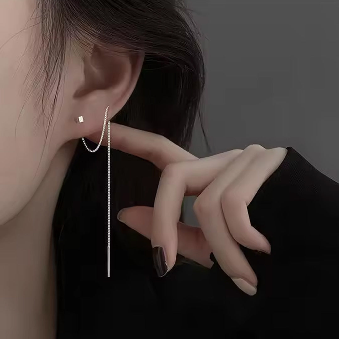 Silver Stud High Quality Women Earring Accessories for party pack of 9 pairs