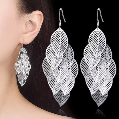 Silver Color Simple Round Bling CZ Zircon Stone Stud Korean Earrings for Women pack of 9 pairs