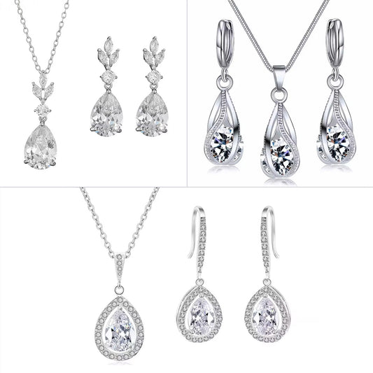 Set of 3 stunning necklace and 3 Earrings Combo